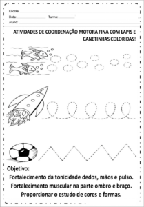 Atividades De Coordenação Motora Fina Mestre Do Saber Atividades De C