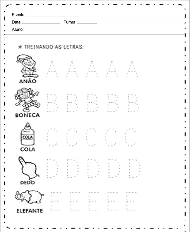Featured image of post The Best 18 Alfabeto Pontilhado Para Imprimir Educação Infantil