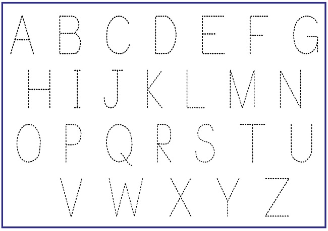 Alfabeto Pontilhado Para Imprimir Letra Bastao E Cursiva