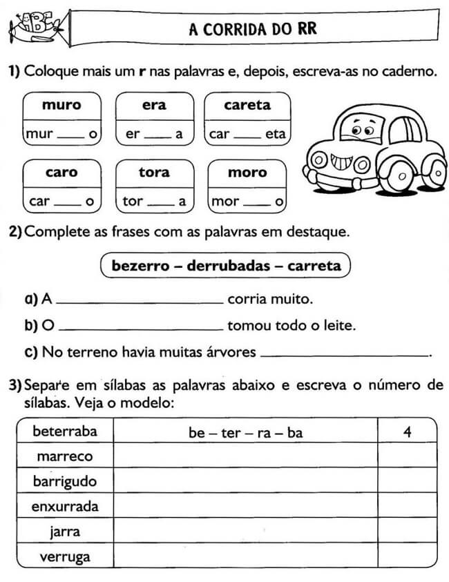 Atividades de ortografia para 3o ano do ensino fundamental Atividades De Portugues Para 3º Ano Ortografia Para Imprimir
