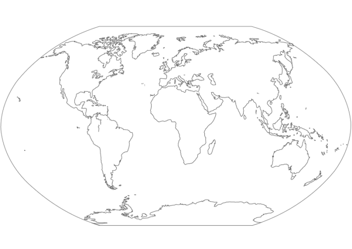 20 Mapas Mundi Preto E Branco Para Imprimir E Colorir 6c8 6262