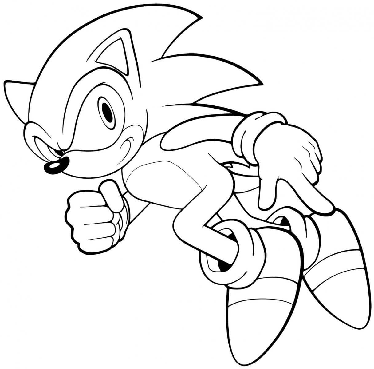 Tabuada do Sonic Para Colorir - Atividades de Matematica