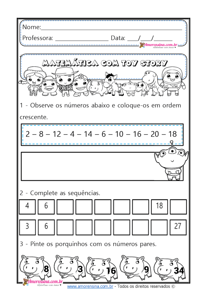 Atividade De Matemática 2°ano Ler E Aprender 8e1