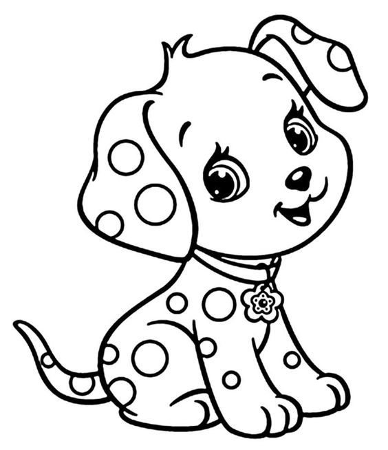 Cachorros para colorir - Desenhos Imprimir