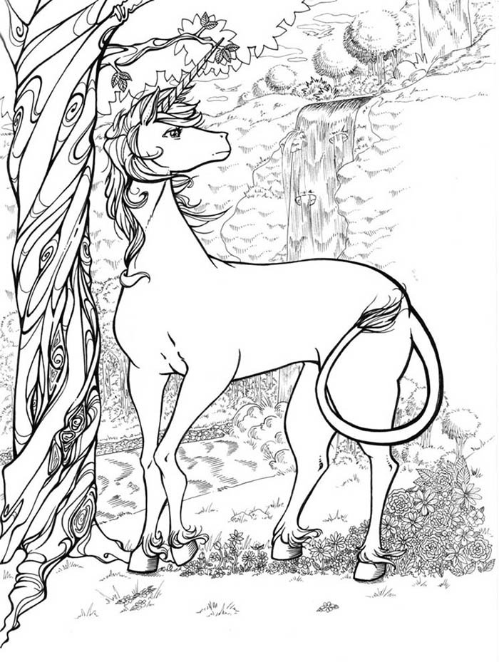 unicornio para pintar