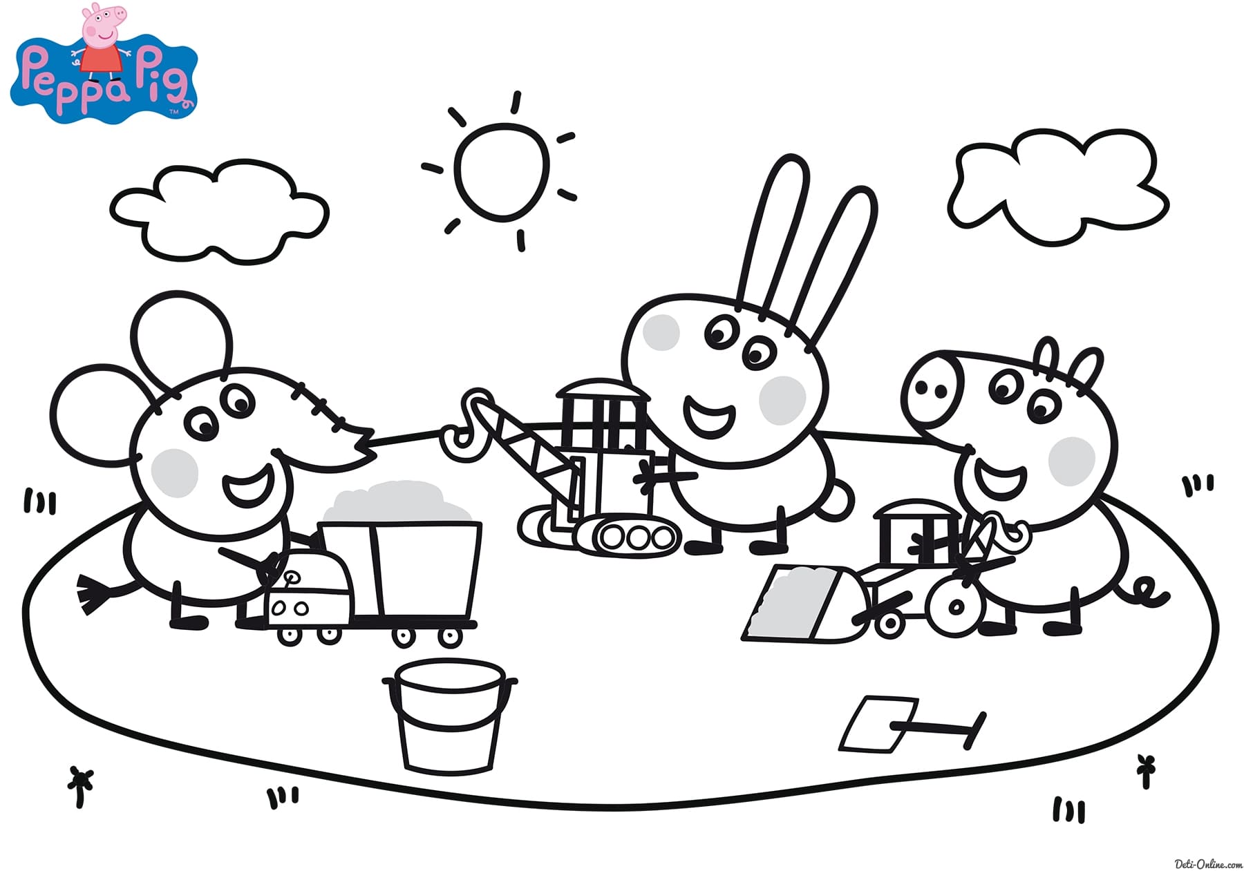 peppa pig para imprimir 46 –  – Desenhos para Colorir