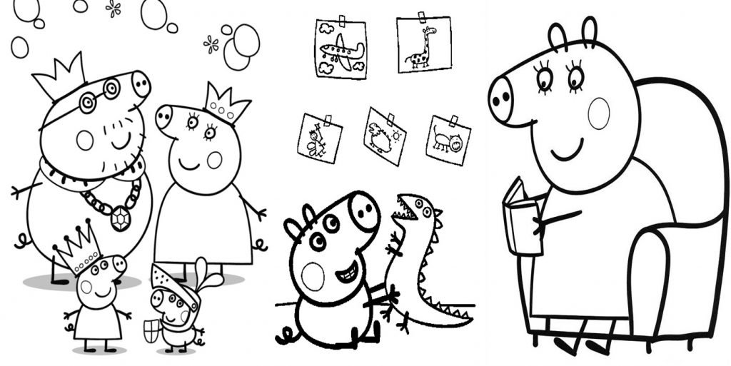 30+ Desenhos para colorir da Peppa Pig - Dicas Práticas