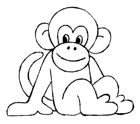 Desenho de Macaco-prego para colorir  Desenhos para colorir e imprimir  gratis