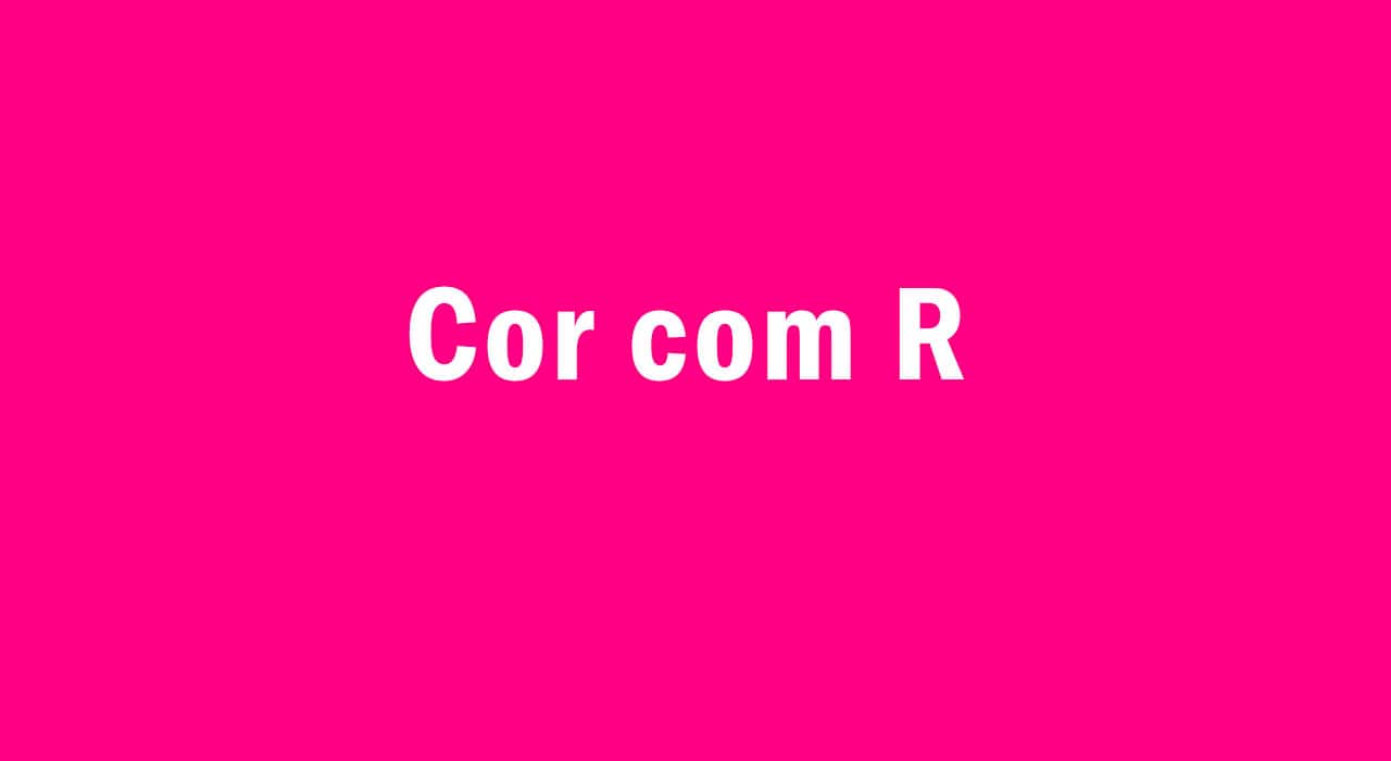 Cor com R